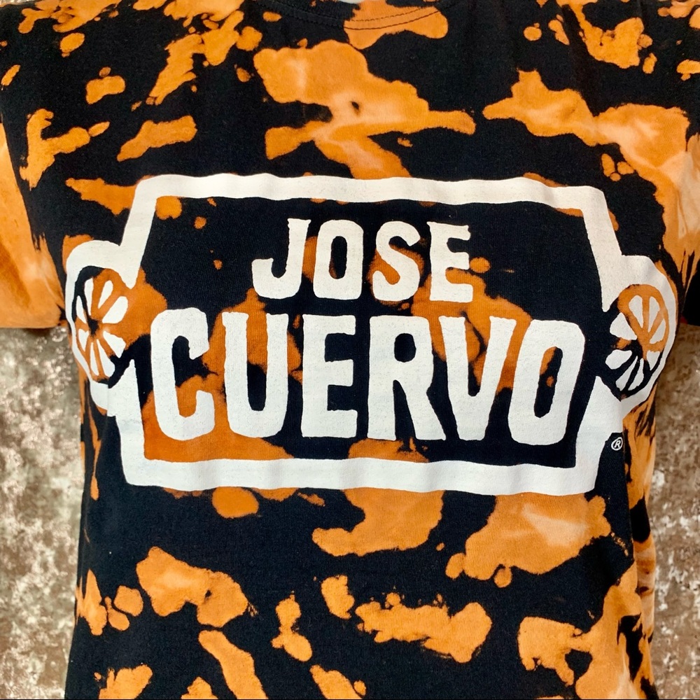 Jose Cuervo Tequila Custom Bleach Tee View 2